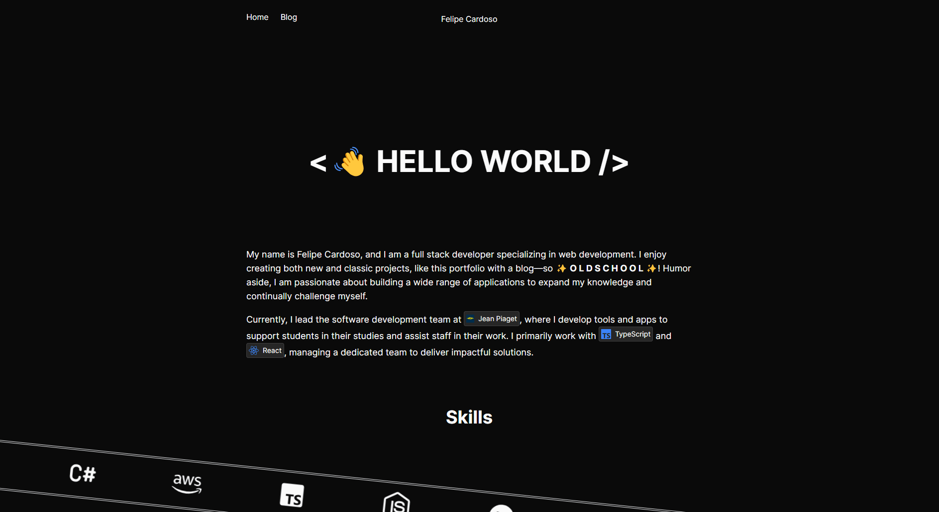 project Personal Portfolio Website preview image